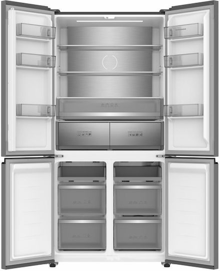 Heinner 505lt Total NoFrost Î190.2xL90.5xA59.7cm. Inox HSBS-HM505MDSINFDXE++