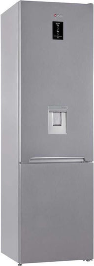 Vox Electronics Fridge-Freezer 367lt NoFrost H201xW59.5xD65cm Inox NF 3835 IXE