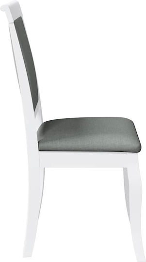 Dining Room Wooden Chair White 50x55x95.5cm 2pcs