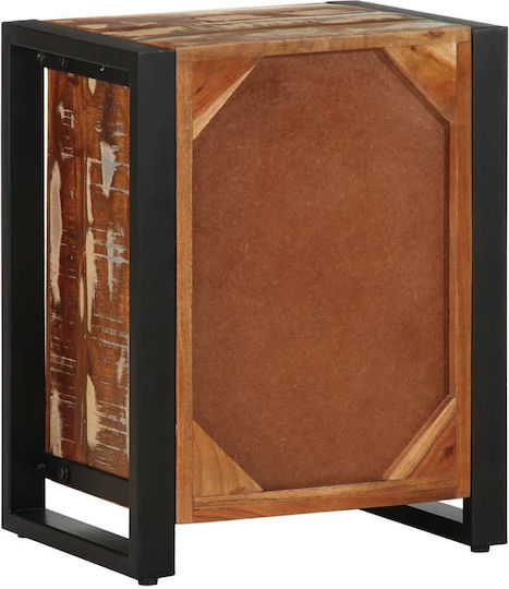 vidaXL Bedside Table Made of Solid Wood Multicolour 40x30x50cm