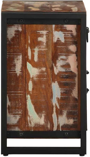 Noptiere din Lemn Masiv Mango 2buc 40x30x50cm