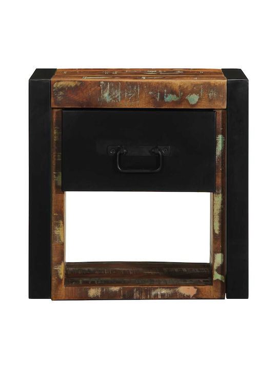 Κομοδίνο από Μασίφ Ξύλο Πολύχρωμο 40x35x40cm