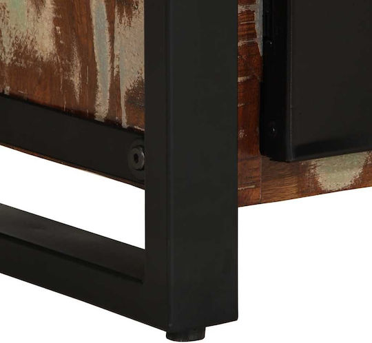 vidaXL Bedside Table Made of Solid Wood Multicolour 40x30x50cm