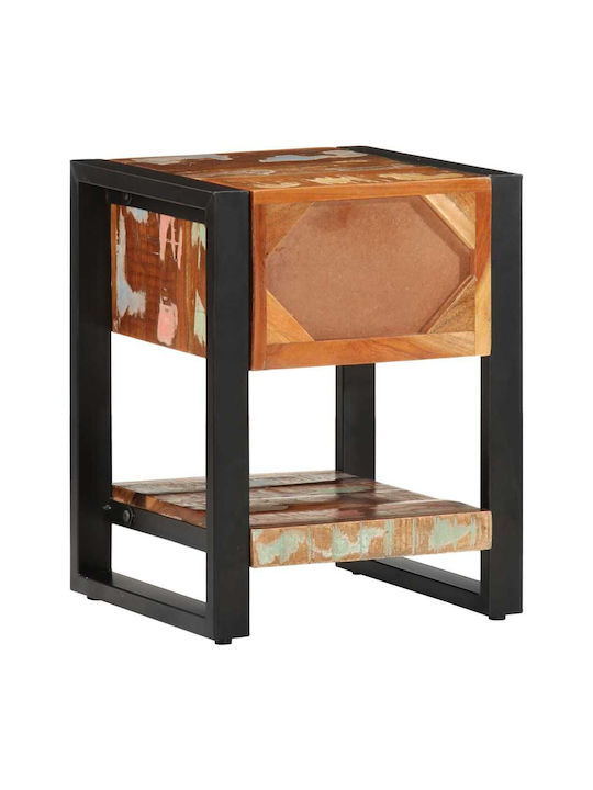 Noptiere din Lemn Masiv Mango 2buc 35x34x45cm