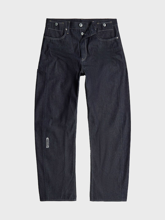 Bend 3d Men's Jeans Pants with Loose Fit Raw Denim