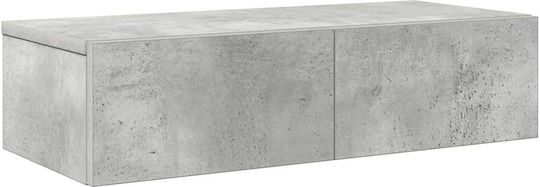 Wandregal Grau Beton 60x26.5x15cm