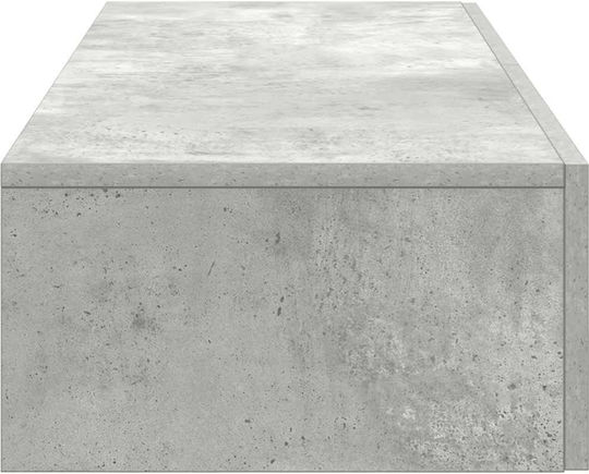 Wandregal Grau Beton 60x26.5x15cm