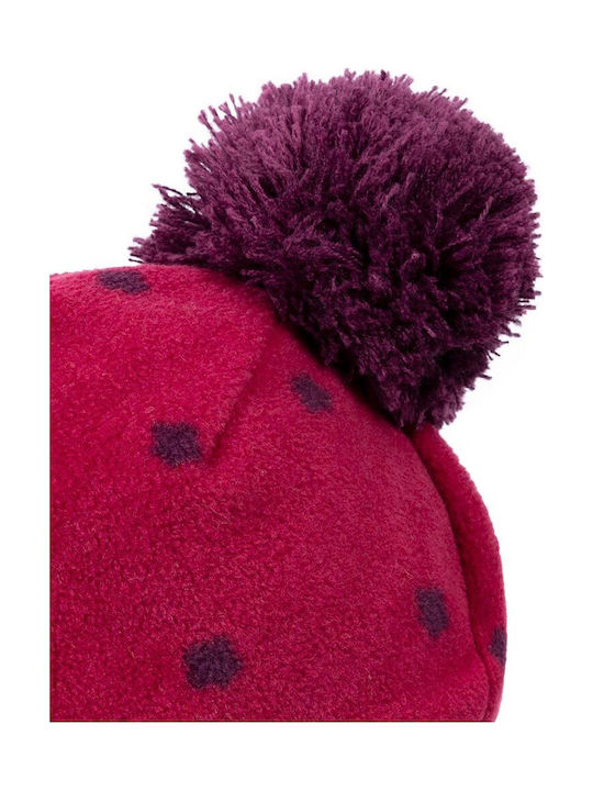 Kids Beanie Fleece Burgundy