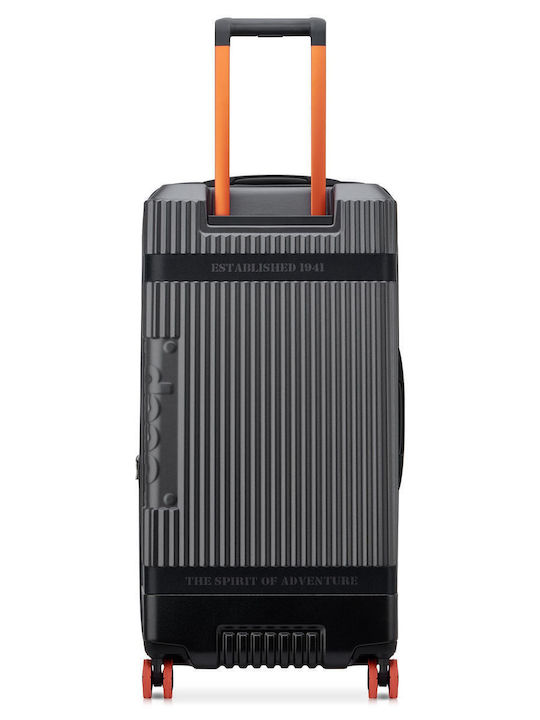 Delsey Jeep Large Hard Suitcase Antracite With 4 Wheels Height 80cm