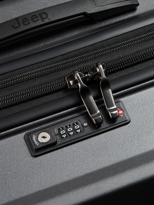 Delsey Jeep Μεγάλη Βαλίτσα Ταξιδίου Σκληρή Antracite με 4 Ρόδες Ύψους 75.5εκ.