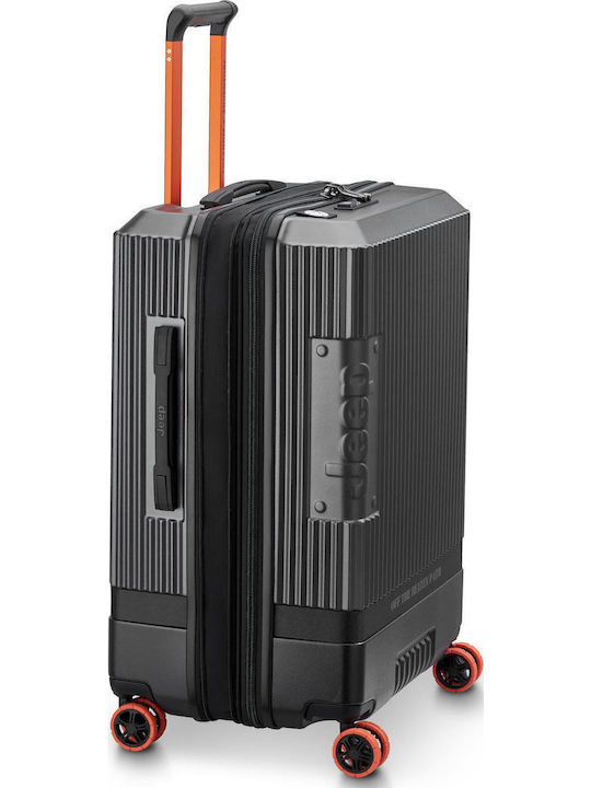 Delsey Jeep Mittlerer Hartschalen-Reisekoffer Antrazit mit 4 Rädern Höhe 68,5cm
