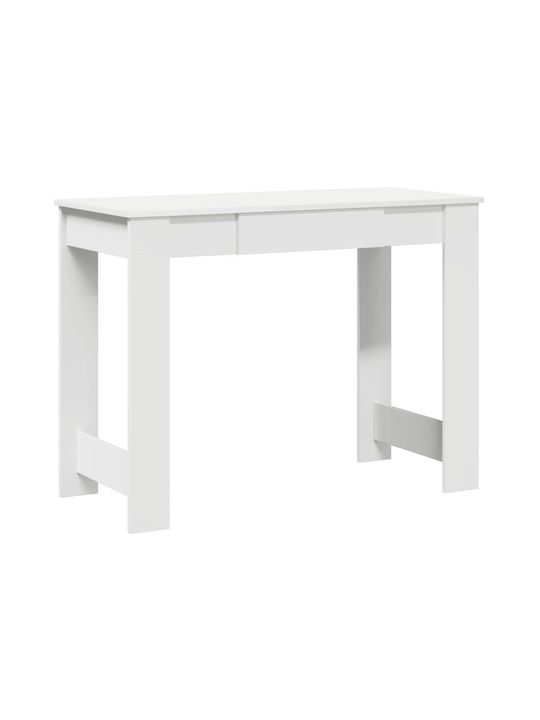 Desk Wooden White 100x45x75cm