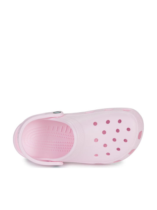 Crocs Classic Γυναικεία Ανατομικά Σαμπό Ροζ