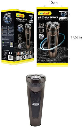 Andowl SH788 Rotating Electric Shaver Face Rechargeable