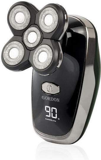 Gordon B515 Περιστρεφόμενη Ξυριστική Μηχανή Προσώπου Με Καλώδιο / Επαναφορτιζόμενη