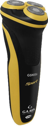 GA.MA Sport Ms GM0606 Περιστρεφόμενη Ξυριστική Μηχανή Προσώπου Επαναφορτιζόμενη
