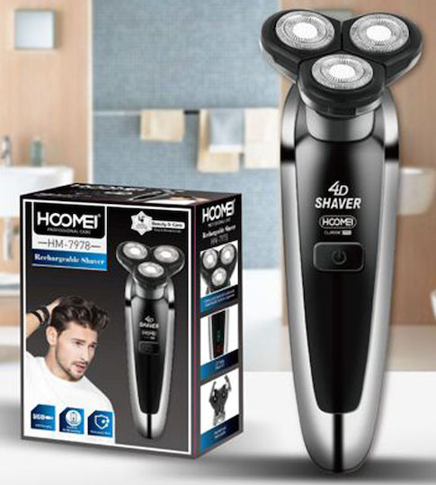 Hoomei HM-7978 Rotating Electric Shaver Face Rechargeable