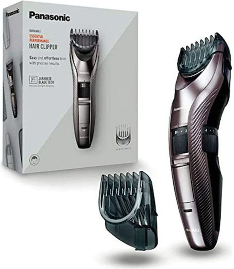 Panasonic Rechargeable Hair Clipper Steel/Black ER-GC63-H503