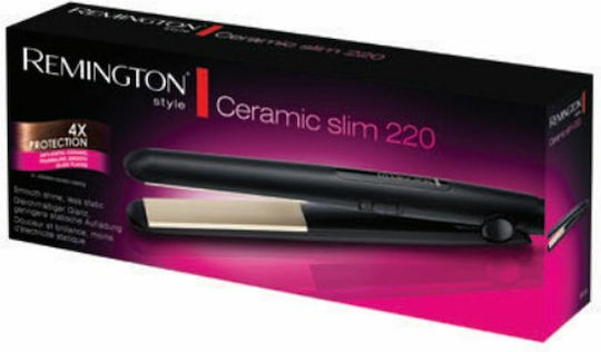 Remington Ceramic Slim 220 S1510 Πρέσα Μαλλιών με Κεραμικές Πλάκες Ionic
