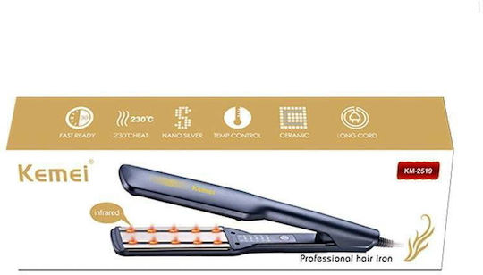 Kemei KM-2519 Преса за коса с керамични плочи