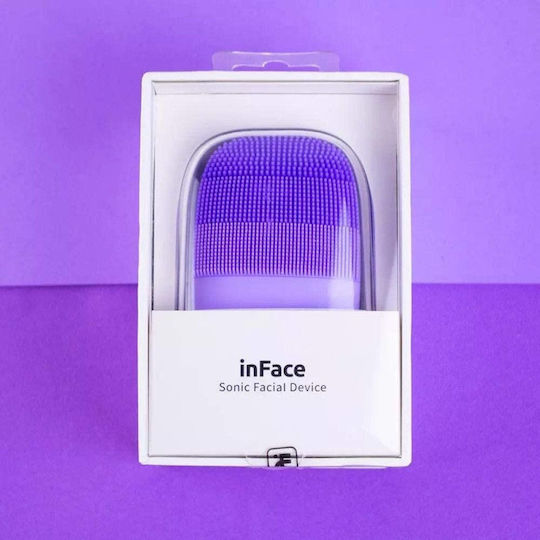 inFace MS-2000 Cleansing Silicone Facial Cleansing Brush Purple