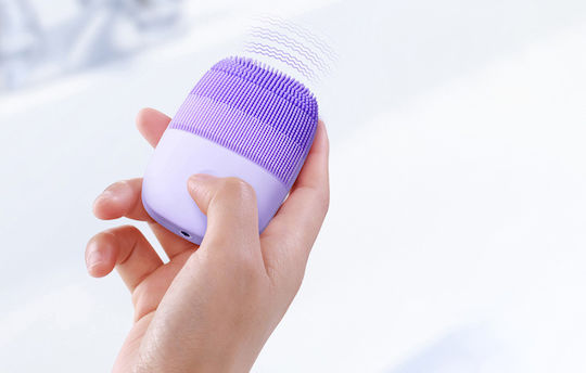 inFace MS-2000 Cleansing Silicone Facial Cleansing Brush Purple