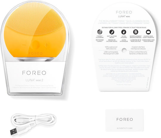 Foreo Luna Mini 2 Face Cleansing Brush Sunflower Yellow