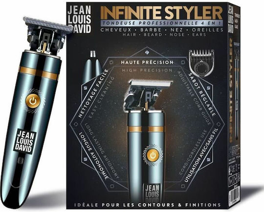 Jean Louis David Infinite Styler Trimmer Μηχανή Επαναφορτιζόμενη 39959