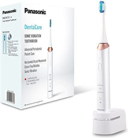 Panasonic Electric Toothbrush with Timer and Travel Case EW-DC12-W503 White