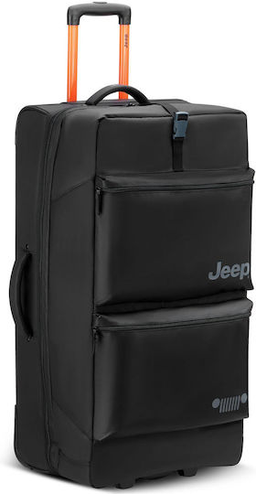 Delsey Jeep Sack Voyage 96lt Black with Wheels Fabric L82xW34xH41.5cm
