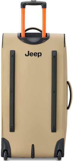Delsey Jeep Reisetasche 96Es Warm Sand mit Rädern Stoff L82xB34xH41.4cm