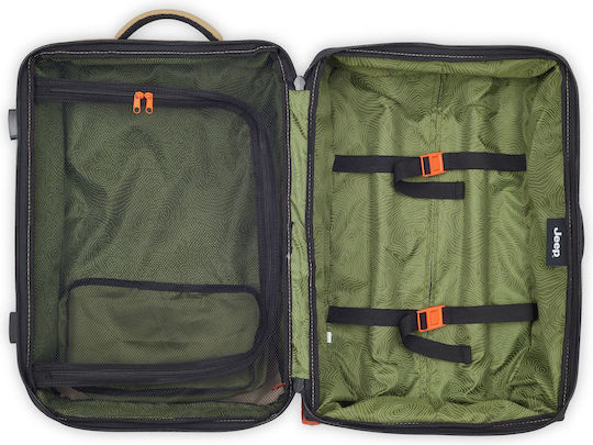 Delsey Jeep Σακ Βουαγιάζ 38lt Warm Sand με Ρόδες Υφασμάτινο Μ55xΠ25xΥ35εκ.