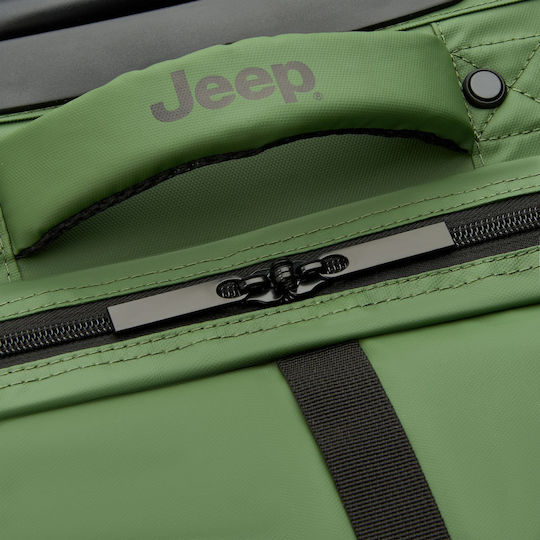 Delsey Jeep Reisetasche 64Es Elm Green mit Rädern Stoff L73xB30xH36.5cm