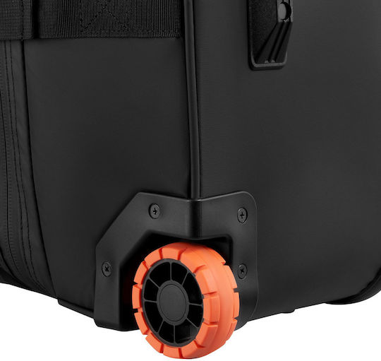 Delsey Jeep Sack Voyage 92lt Black with Wheels Fabric L82xW34xH41.5cm