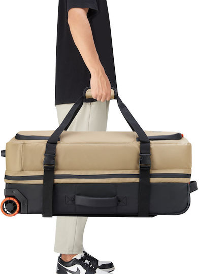Delsey Jeep Sack Voyage 64lt Warm Sand with Wheels Fabric L72xW29.5xH36.5cm