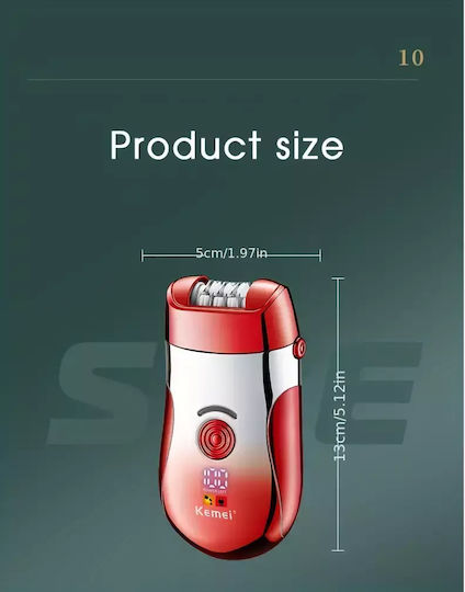 Kemei Αποτριχωτική Μηχανή Epilator KM-908A