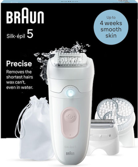 Braun Silk Epil 5 Wet&Dry Σετ Αποτρίχωσης Epilator για Σώμα & Μπικίνι S71001371