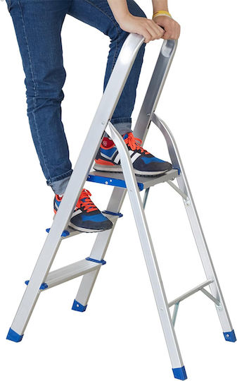 Home Use Step Ladder Aluminum 3 Steps 17cm