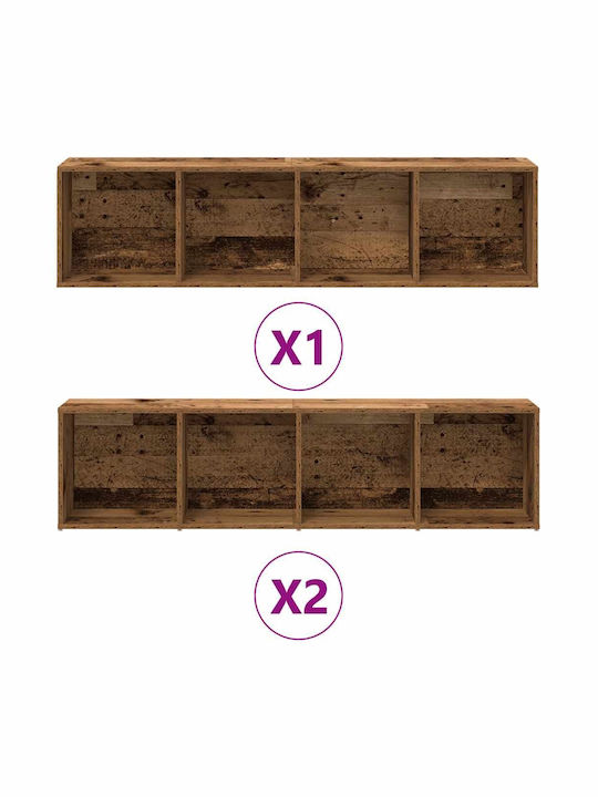 Wohnzimmer TV-Einheit Coffee L36xB30xH143cm
