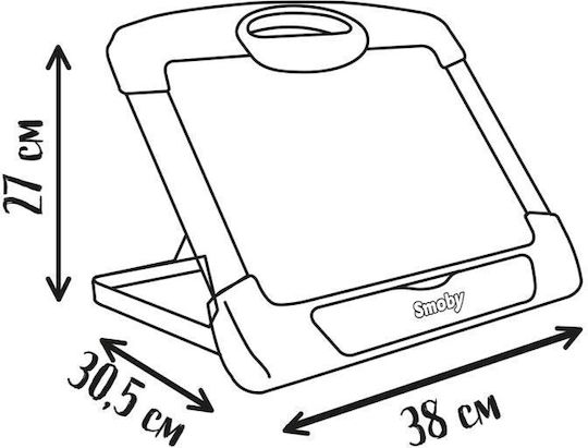 Smoby Modulo Magnetic Board Easy To Transport 3 Usage Options Made In France