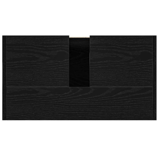 vidaXL Ντουλάπι Μπάνιου 60x33x60cm Μαύρο