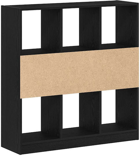 Bibliothek Schwarz Eiche 97.5x29.5x100cm
