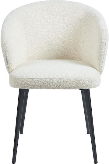 Scruffy Scaune Sala de mese Albe 2buc 57x58x79.2buc
