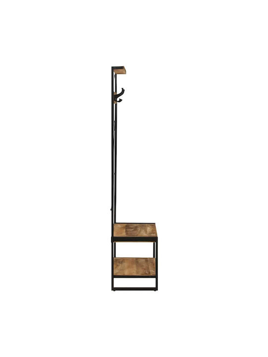 Eingangsmöbel mit Garderobe & Schuhschrank Coffee 80x40x190cm