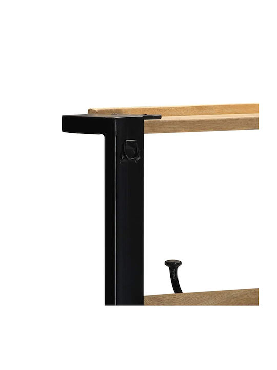 Eingangsmöbel mit Garderobe & Schuhschrank Coffee 80x40x190cm