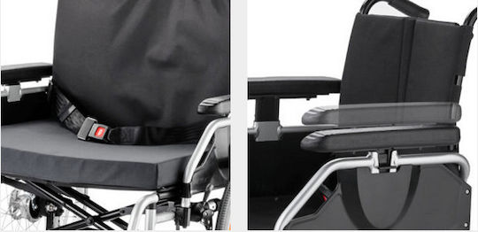 Meyra Eurochair XXL 1.760 Wheelchair Light Type with Simple Back Wheelchair 200kg 50cm