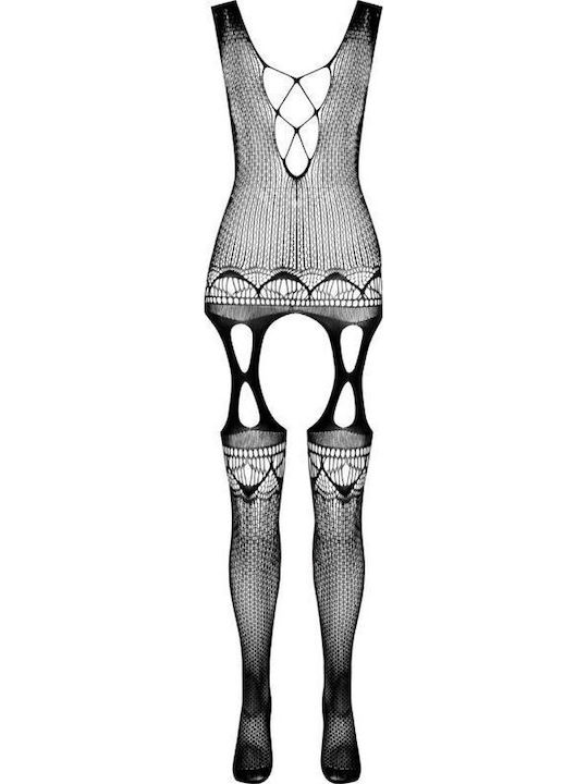 Passion Bs099 Black Bodystocking Μαύρο