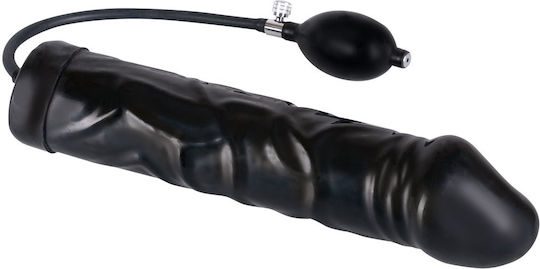 You2Toys Giant Latex Balloon Glasdildo Aufblasbar Mit Saugnapf Schwarz 24cm
