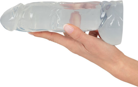 You2Toys Crystal Clear Realistisches Dildo mit Hoden Transparent 23cm