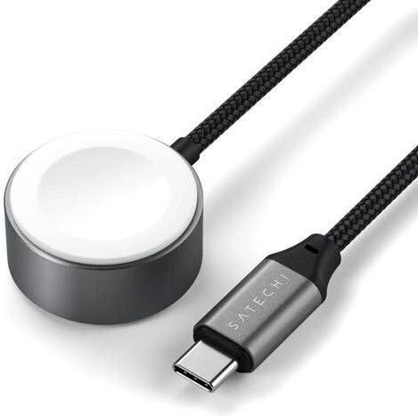 Satechi St-qcawm Wearable Charger Apple Watch, AirPods Gray